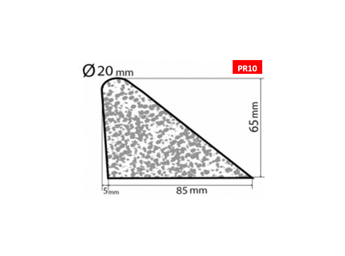 Bourrelet profilé mousse PR10 – 2m