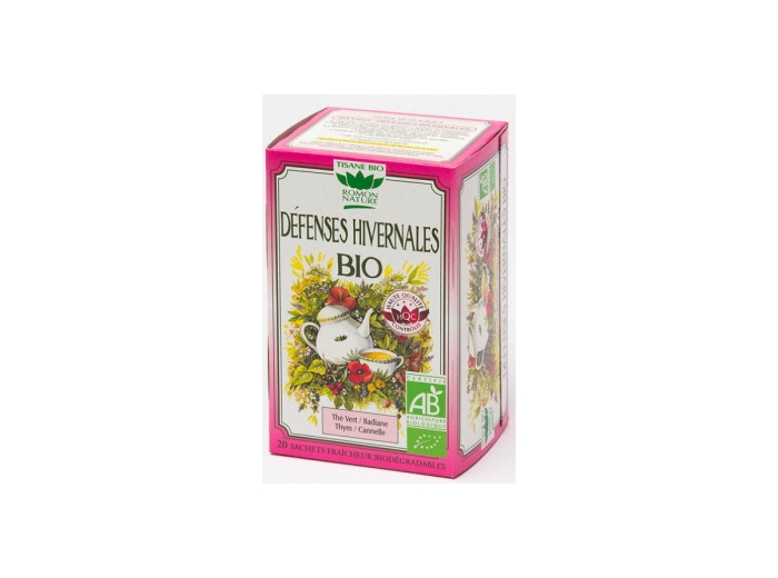 Tisane Défenses hivernales bio 20 sachets 32g