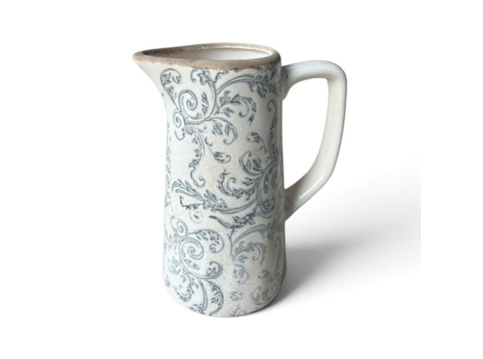 Vase pichet céramique vintage 16x11x20cm