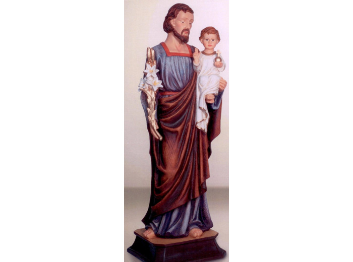 Statue résine 20cm polychome- ST JOSEPH