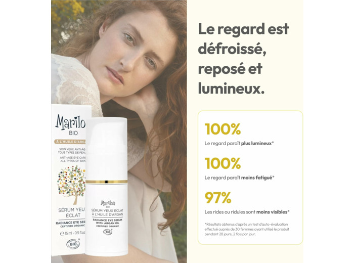 Serum yeux argan 15ml Marilou Bio