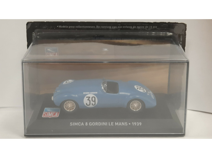 SIMCA 8 GORDINI LE MANS 1939 1/43 BOITE D'ORGINE