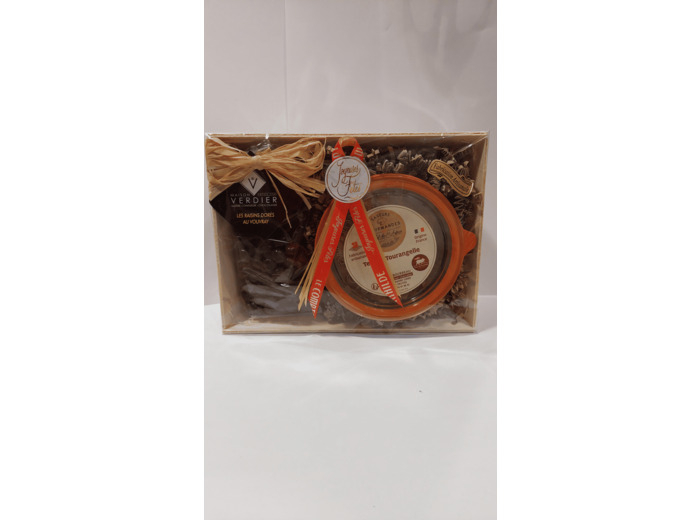 Coffret Terrine Tourangelle et Raisins Vouvray