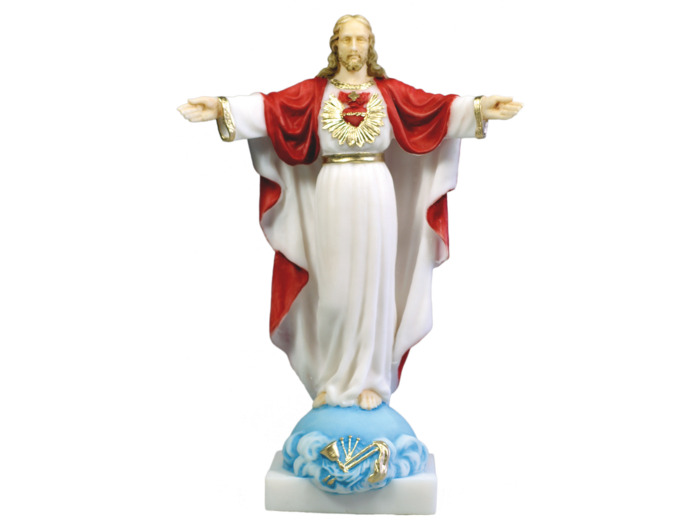 Sacré-Coeur de Montmartre - Statue en albâtre 20cm -Couleur