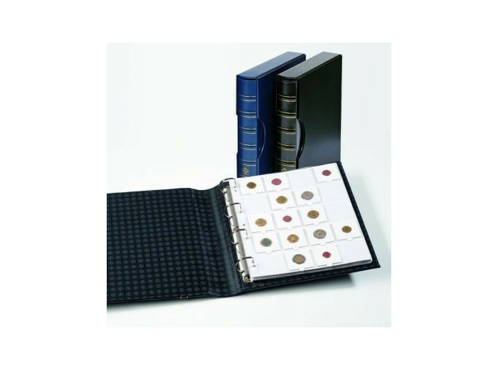 ALBUM GRANDE AVEC 10 FEUILLES POUR 200 MONNAIES NOIRE 343349