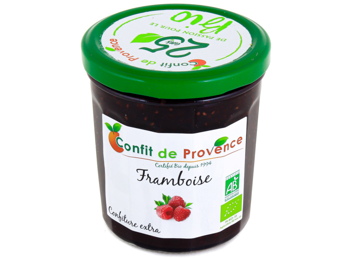 Confiture de Framboises Bio 370g