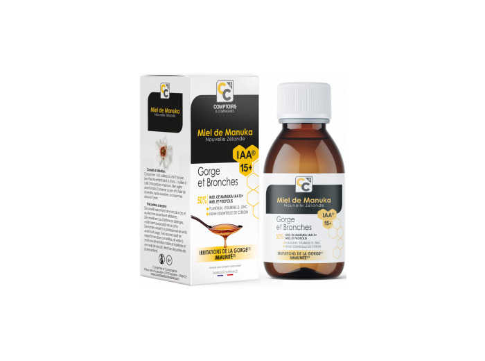 Sirop gorge et bronches au miel de manuka IAA 15+ 100ml