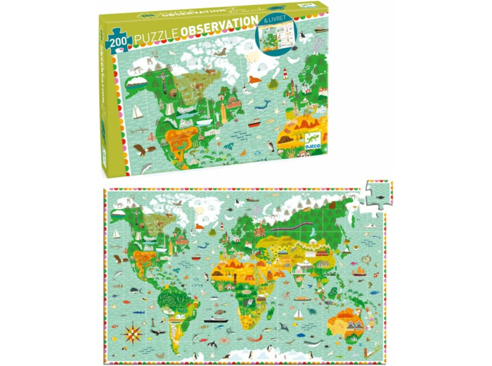 "Tour du monde", puzzle 200 pièces