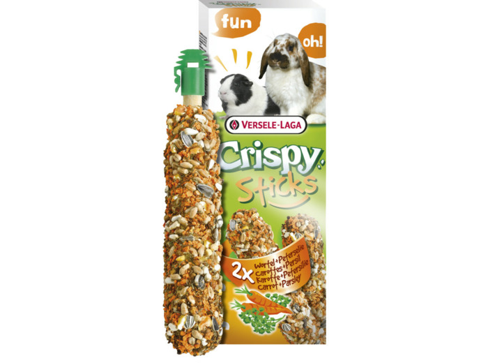Crispy Sticks carottes + persil lapins & cobayes - 2x55g