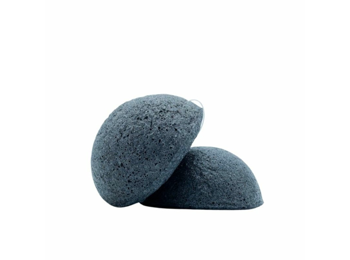 Eponge Konjac visage charbon de bambou