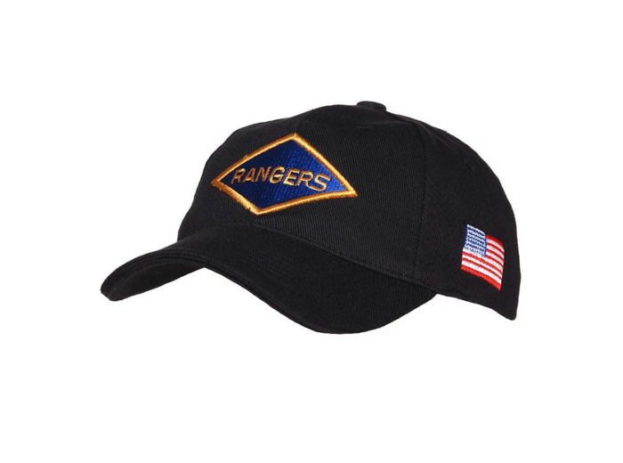 Casquette U.S. Rangers brodée - Style militaire ajustable