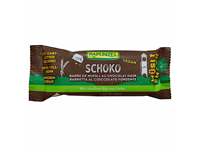 Barre Muesli Chocolat Noir 50g Bio