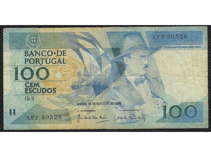 PORTUGAL 100 ESCUDOS 16-10-1986 AFF TB+ (W179a)