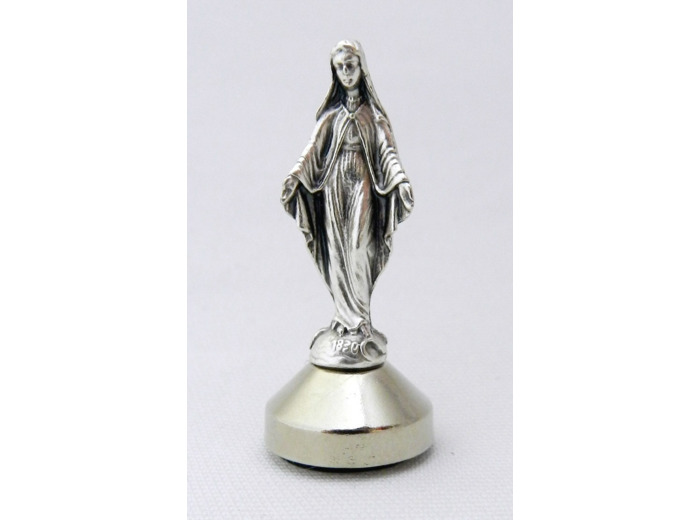 Statue métal- Vierge miraculeuse 5cm