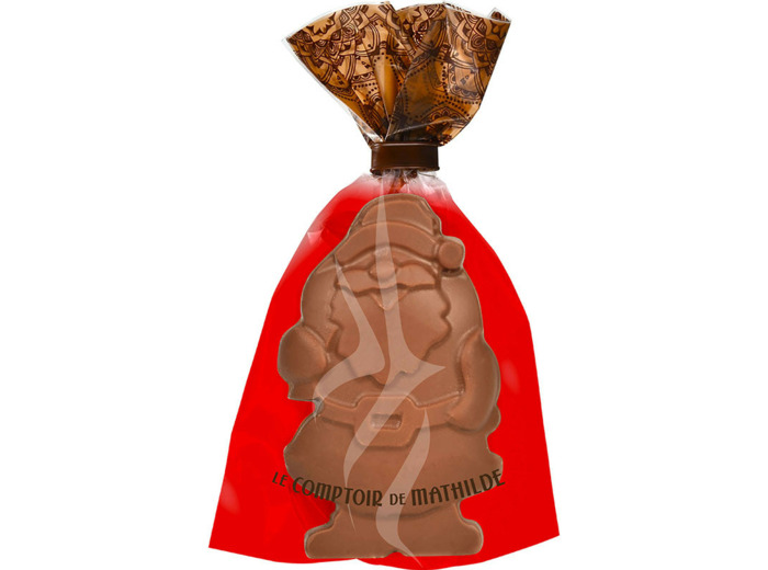 Père Noël à Croquer Chocolat Lait Pétillant