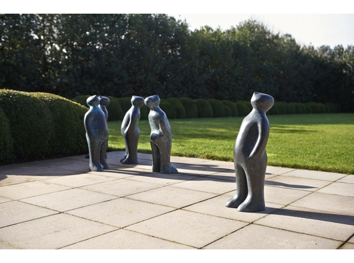 The Visitor sculpture bronze