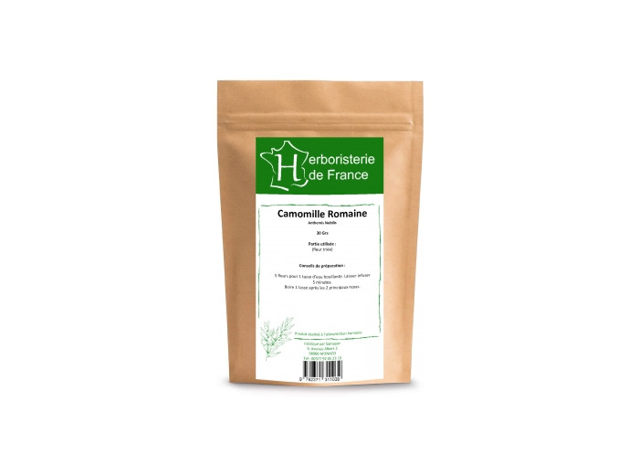 Tisane Camomille Romaine capitule floral trié entier 30g