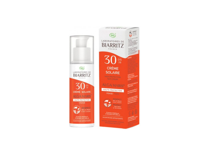 Crème solaire visage SPF30 50ml