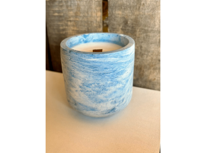 Bougie avec pot Jesmonite