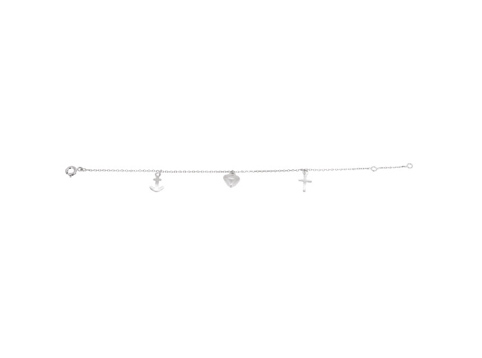Bracelet en Argent 925 - 3 VERTUS