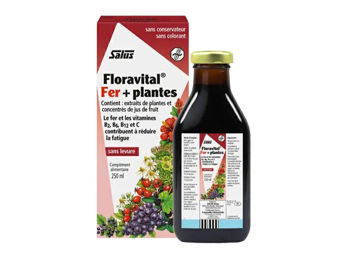Floravital, fer+plantes-250ml-Salus