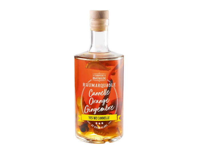 Rhumarquable Cannelle Orange Gingembre Au Rhum Blanc 30% Vol. 70Cl