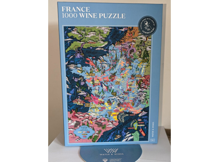 Puzzle carte des vins