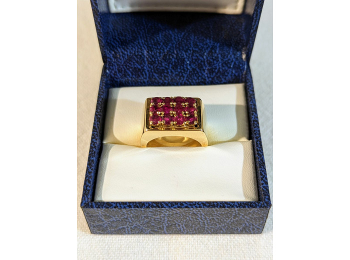 Bague Rubis en or jaune