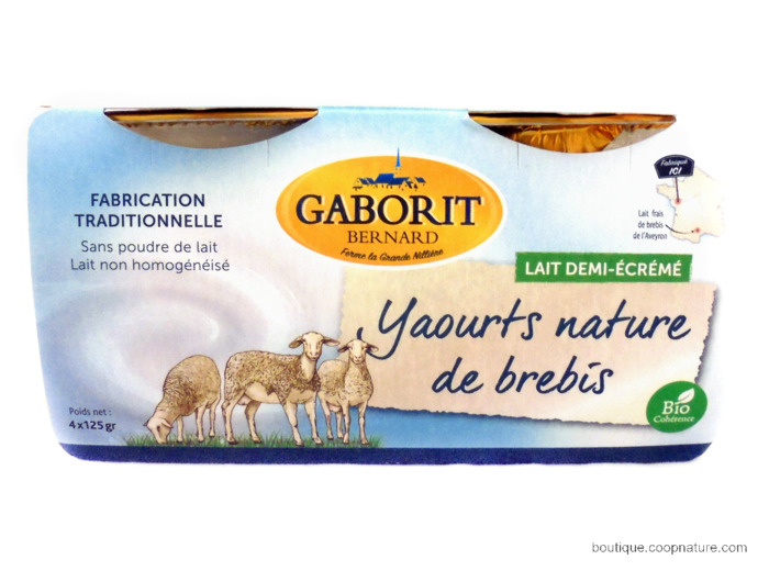 Yaourts Lait de Brebis Natures Bio 4x125g