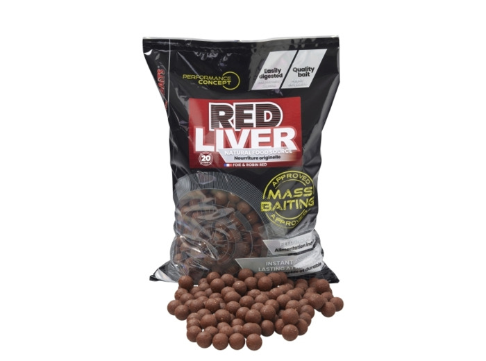 boilie mass baiting red liver3kg
