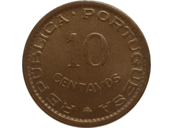 MOZAMBIQUE 10 CENTAVOS 1960 SUP (W83)