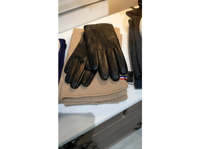 GH4240 Gants homme cuir noir