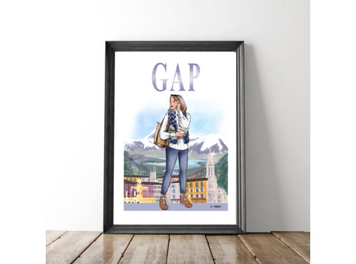 Gap - affiche, carte postale