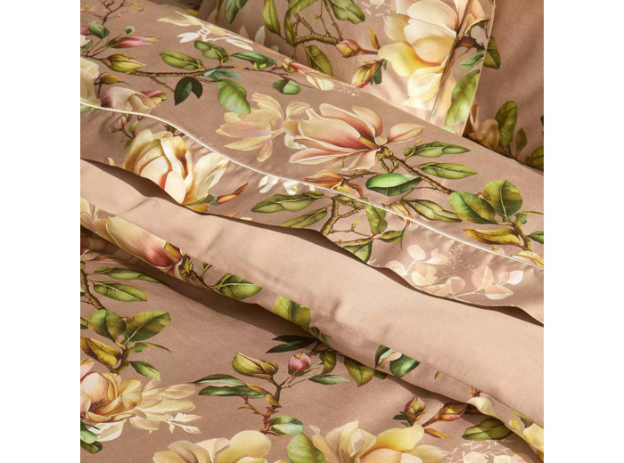 Drap plat MAGNOLIAS ROSE FUMÉ Garnier Thiebaut