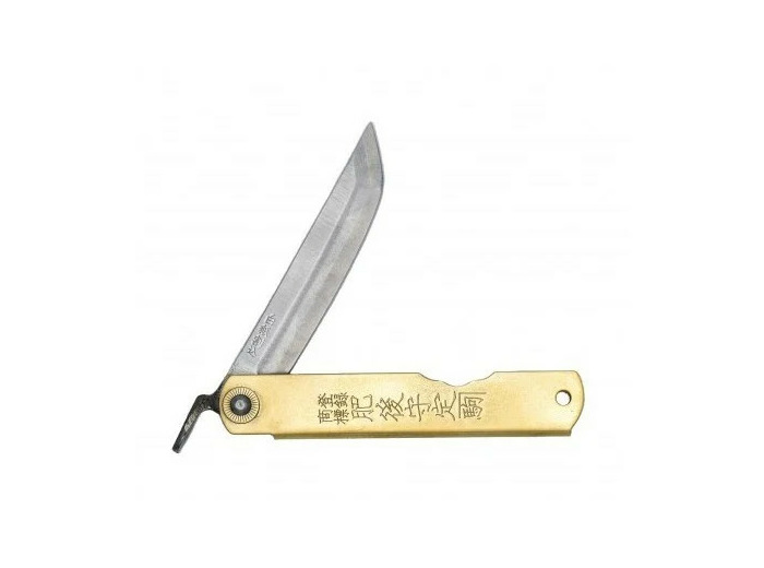 Higonokami Ken-Gata style sabre laiton | couteau pliant