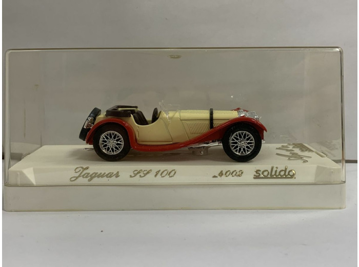 JAGUAR SS 100 REF 4002 AGE D'OR SOLIDO 1/43 BOITE D'ORIGINE