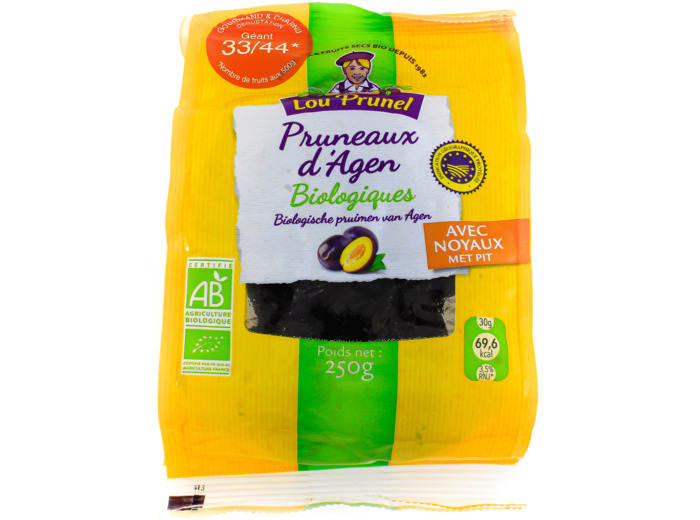 Pruneaux d'Agen avec Noyaux Bio 250g