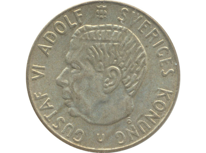 SUEDE 1 KRONA 1962 U TTB