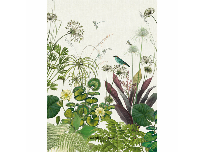 Torchon NENUPHARS PARCHEMIN Garnier-Thiebaut