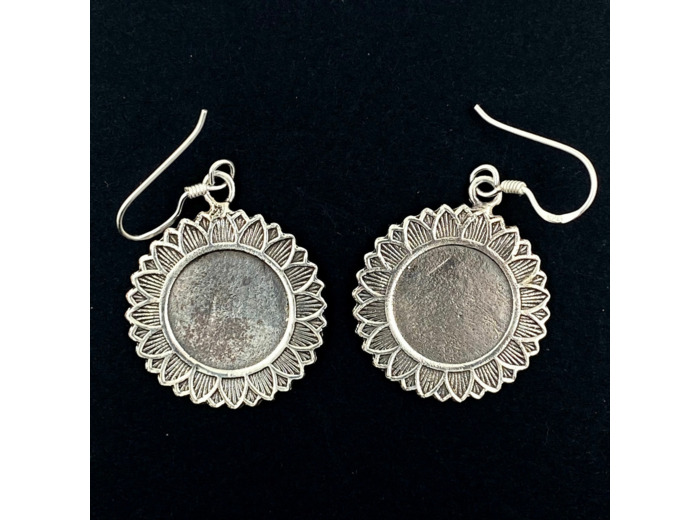 Boucles d'oreilles en Argent Massif