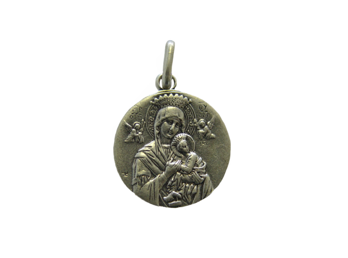 Médaille 17mm en Argent 925 - ND DU PERPETUEL SECOURS