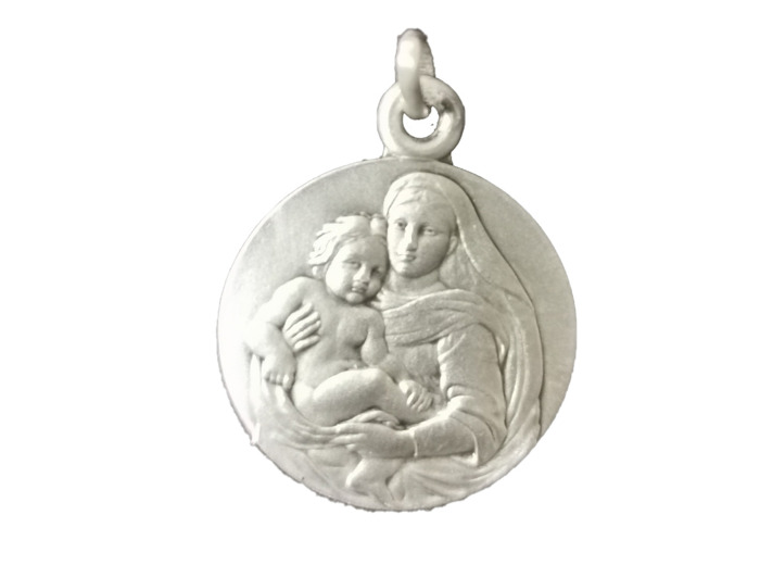 Médaille 18mm en Argent 925 - VIERGE REVILLON