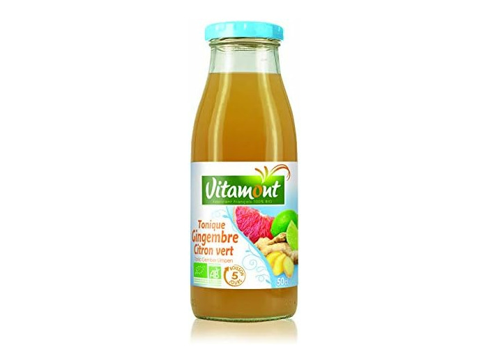 JUS TONIQUE GINGEMBRE CITRON VERT 50CL VITAMONT