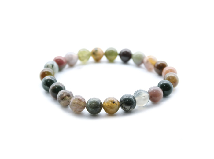 Bracelet de Puissance – Agate Mousse