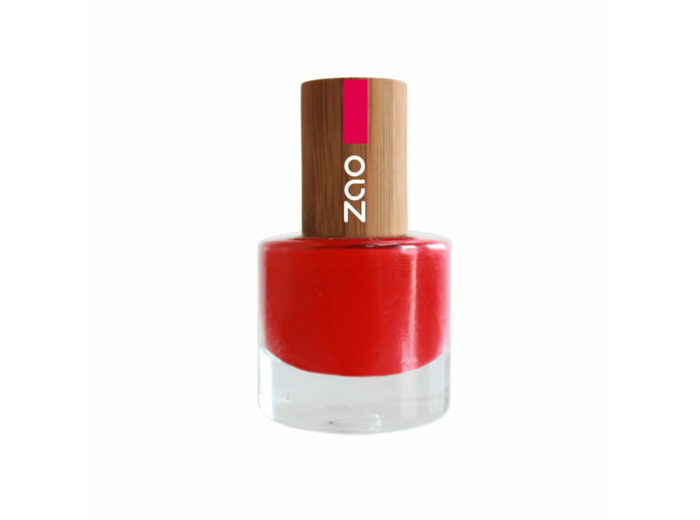 Vernis à ongles Bio - 650 Rouge carmin- 8 ml - Zao Make-up