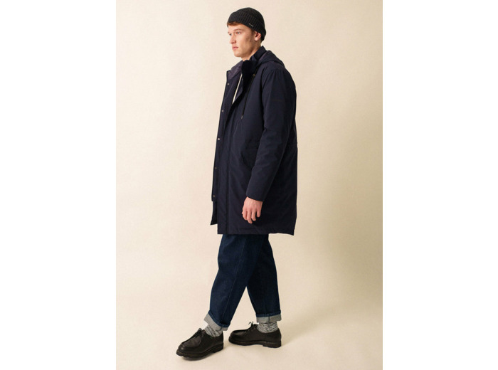 Manteau long St Antoine doublé doudoune