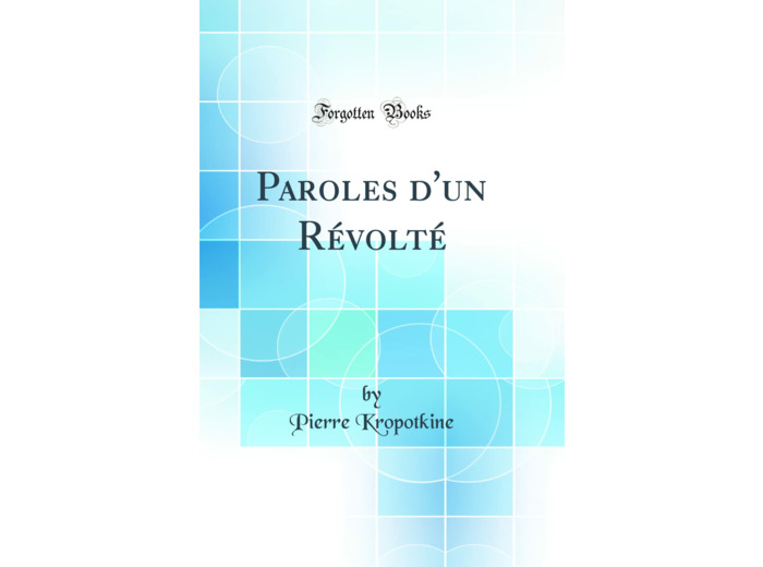 PAROLES D'UN REVOLTE