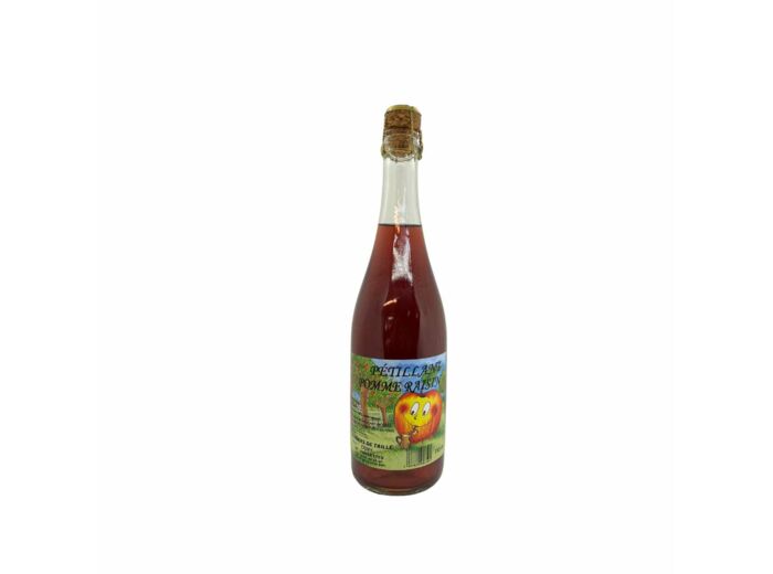 Jus de pomme pétillant raisin 75 cl