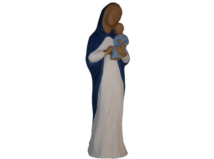 Notre Dame de Tendresse 25cm polychrome- Pierreline