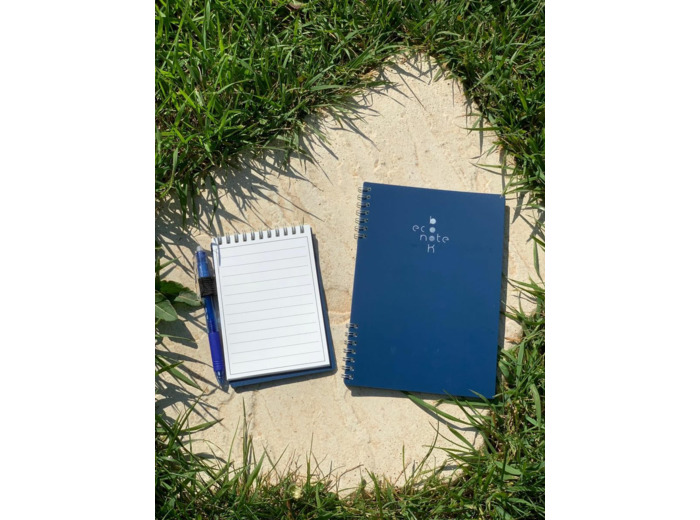 Carnet effaçable et réutilisable